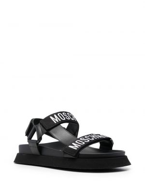 Žakarda sandales Moschino melns