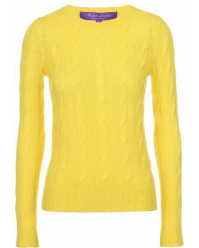 Кашемировый пуловер Ralph Lauren, желтый