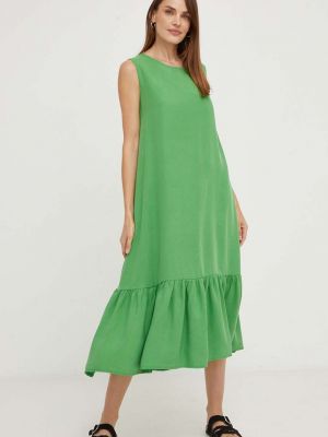 Midi šaty Answear Lab zelené