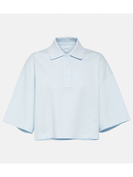 Poloshirt aus baumwoll Bottega Veneta blau