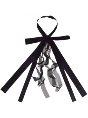 Копринена вратовръзка с панделка Chanel Pre-owned черно