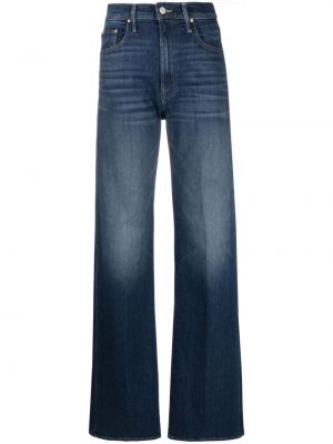 Jeans mit absatz ausgestellt Mother blau