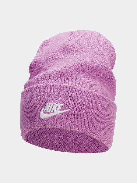 Фіолетова шапка Nike