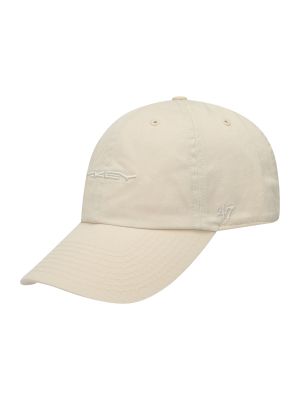 Памучна шапка Oakley бяло