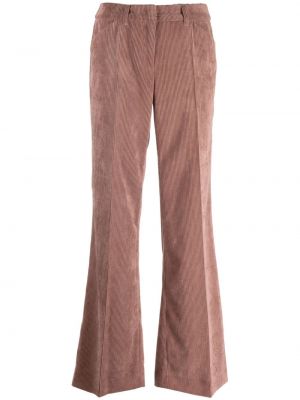 Панталон от рипсено кадифе Luisa Cerano розово