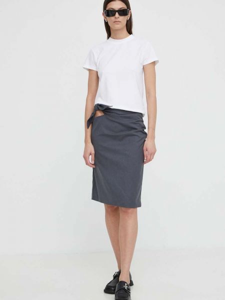 Mini suknja Remain siva