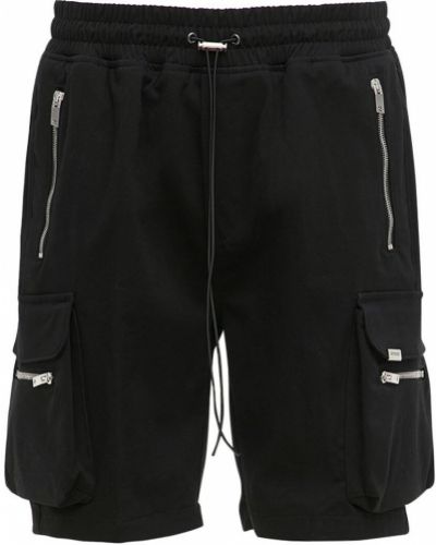 Pantalones cortos cargo de algodón Represent negro