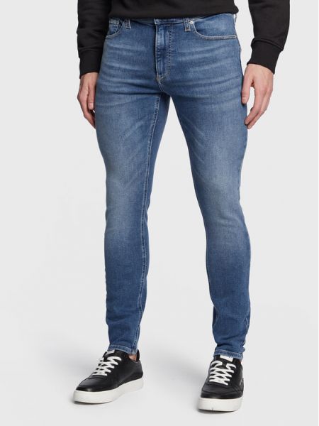 Skinny džíny Calvin Klein Jeans modré