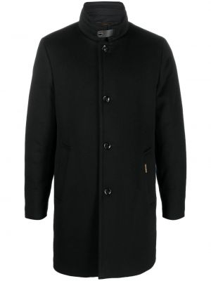 Mantel mit geknöpfter Moorer schwarz