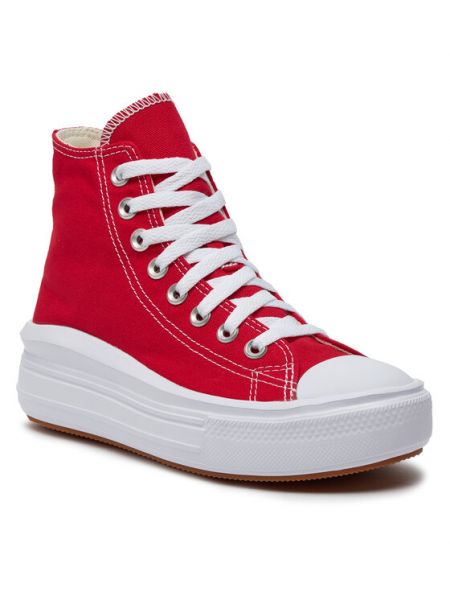 Sneakers με μοτίβο αστέρια Converse Chuck Taylor All Star κόκκινο