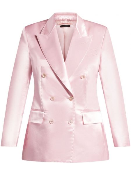 Satenska jakna Tom Ford ružičasta