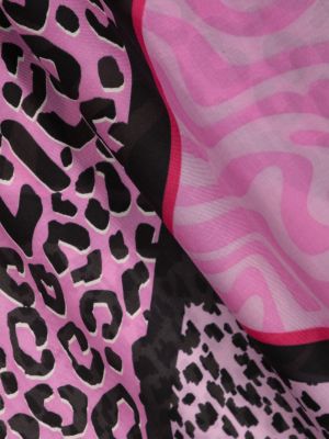 Schal mit print aus modal Liu Jo pink