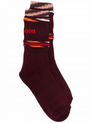 Ponožky M Missoni - Červená
