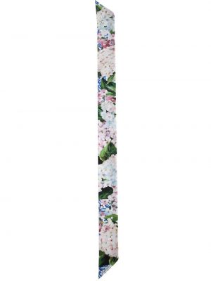 Pañuelo de flores con estampado Dolce & Gabbana blanco