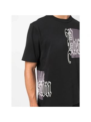 Camiseta de algodón Heron Preston negro