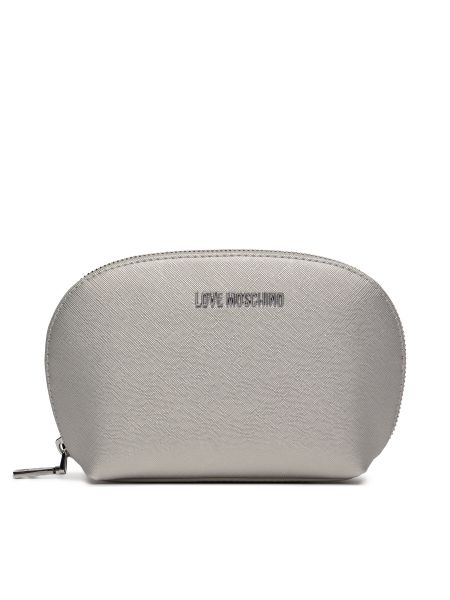 Kozmetická taška Love Moschino strieborná