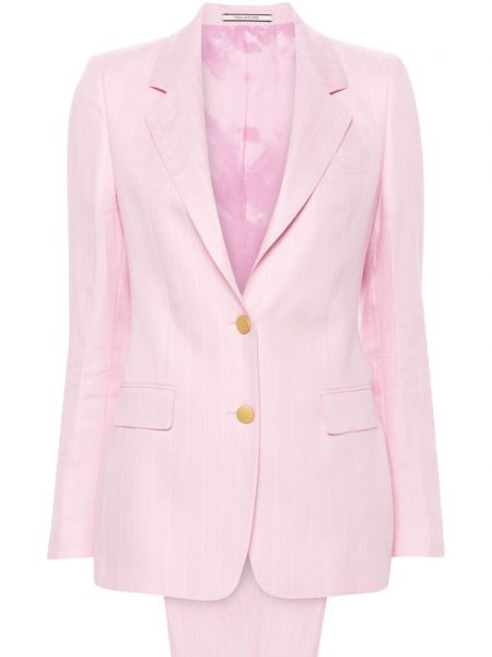 Svītrainas uzvalks Tagliatore rozā