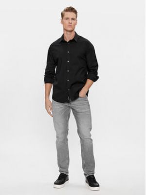 Slim fit džínová košile Calvin Klein Jeans černá