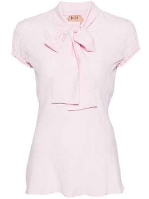 Bluza iz krep tkanine N°21 roza
