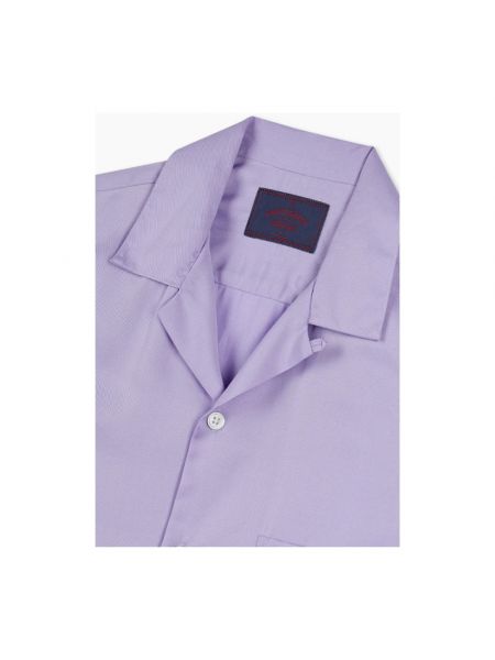 Camisa manga corta de franela Portuguese Flannel violeta