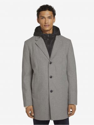 Šedý zimní kabát Tom Tailor Denim