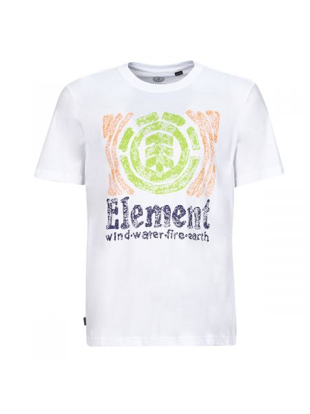 Tričko s krátkými rukávy Element bílé