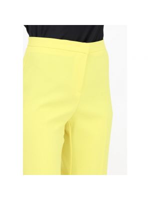 Pantalones bootcut Pinko amarillo