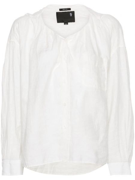 Риза R13 бяло