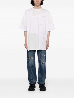 Kokvilnas t-krekls Feng Chen Wang balts