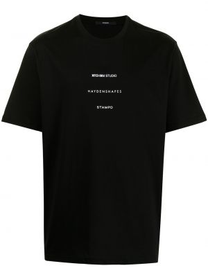 Camiseta con estampado Stampd negro