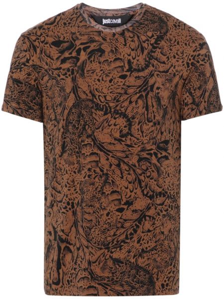 T-shirt Just Cavalli brun