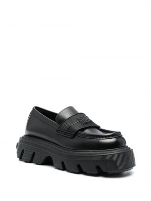 Loafers Casadei czarne