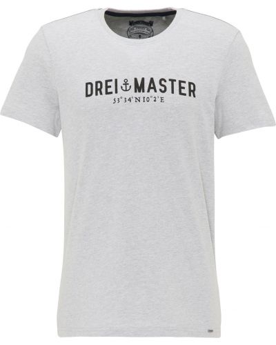 Bavlnené retro priliehavé tričko Dreimaster Vintage