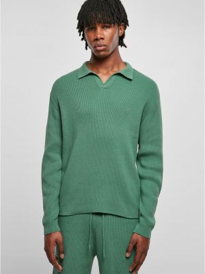 Oversized svetr s dlouhými rukávy Uc Men zelený