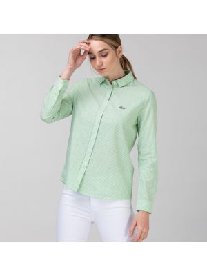 Рубашка Lacoste зеленая