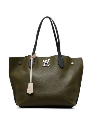 Borsa shopper Louis Vuitton verde