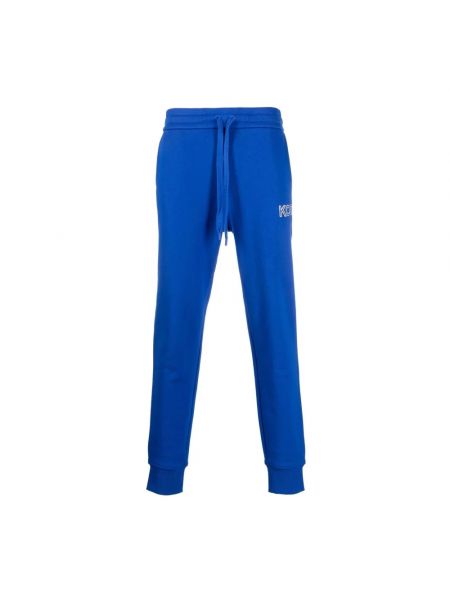 Spodnie sportowe Michael Kors niebieskie