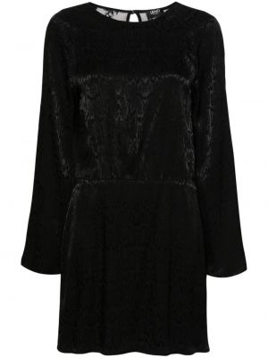 Žakárové mini šaty Liu Jo černé