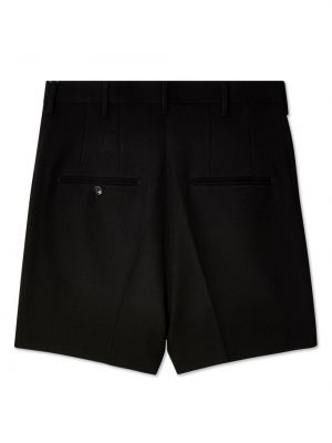 Shorts en laine large Doublet noir
