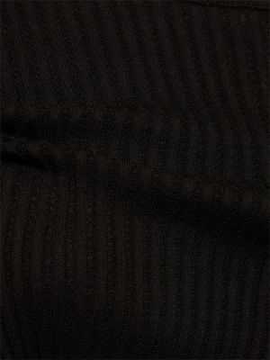 Crop top in maglia asimmetrico Amiri