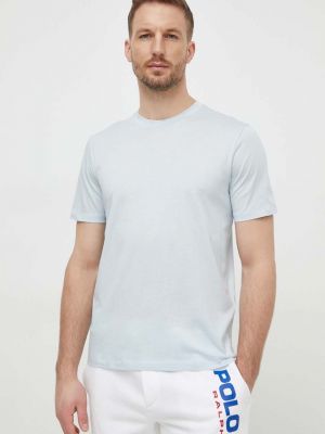 Памучна тениска с дълъг ръкав Liu Jo синьо
