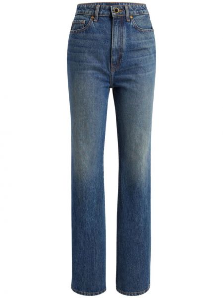 Straight fit džíny s vysokým pasem Khaite