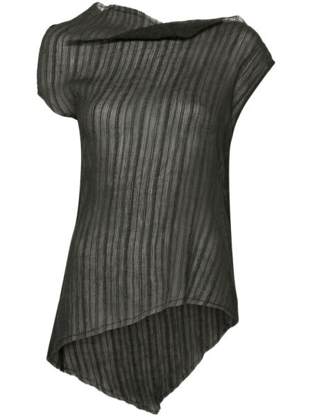 Asymetrický vlněný top Paloma Wool šedý