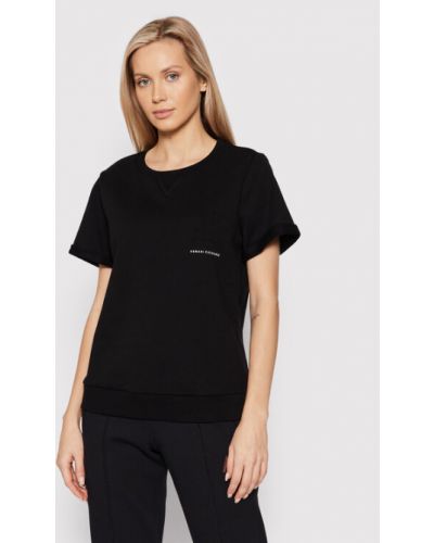 T-shirt large Armani Exchange noir