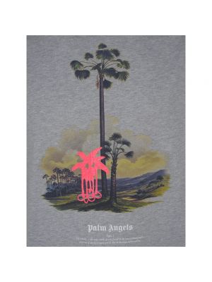 Camisa con estampado tropical Palm Angels verde