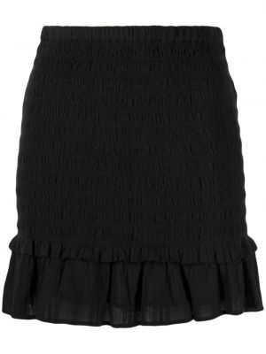 Mini spódniczka bawełniana Marant Etoile czarna
