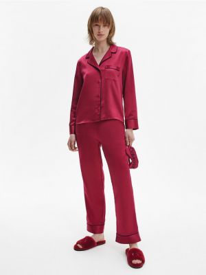 Pizsama Calvin Klein Underwear piros