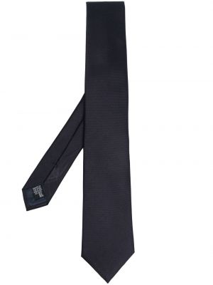 Копринена вратовръзка Emporio Armani синьо