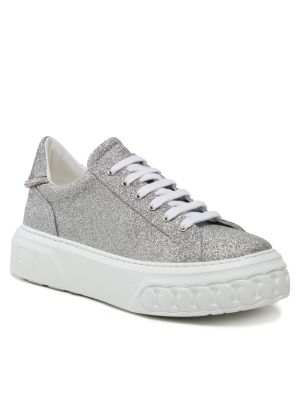 Sneakers Casadei ezüstszínű