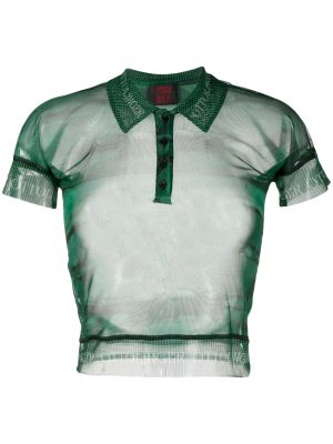 Top con stampa Ottolinger verde